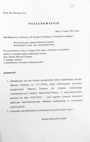 [VIDEO] TOGI BEZ SUMIEŃ: Narkoman zapowiada brutalny atak na 4-letnie dziecko. Sądy w Złotowie i Pile dają przyzwolenie!