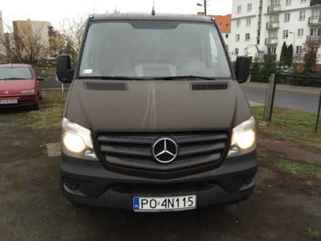 Poszukiwany jest pojazd marki Mercedes Sprinter 316 D